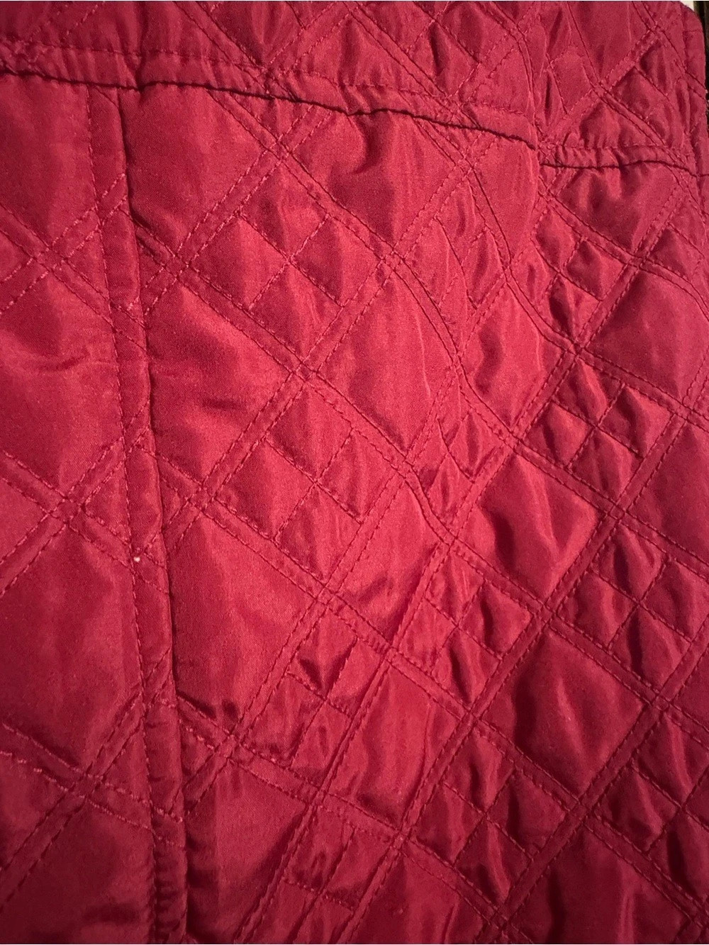Indigo Quilted Vest in Red Size Large - Picture 4 of 9